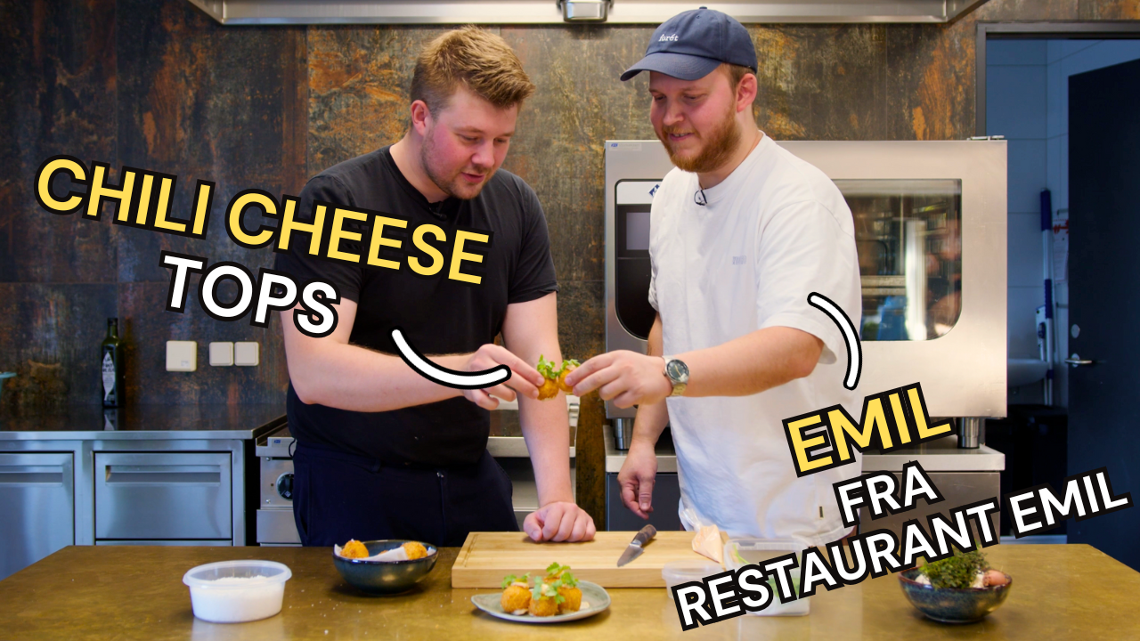 Chili Cheese Tops mit Hummer und Kabeljau