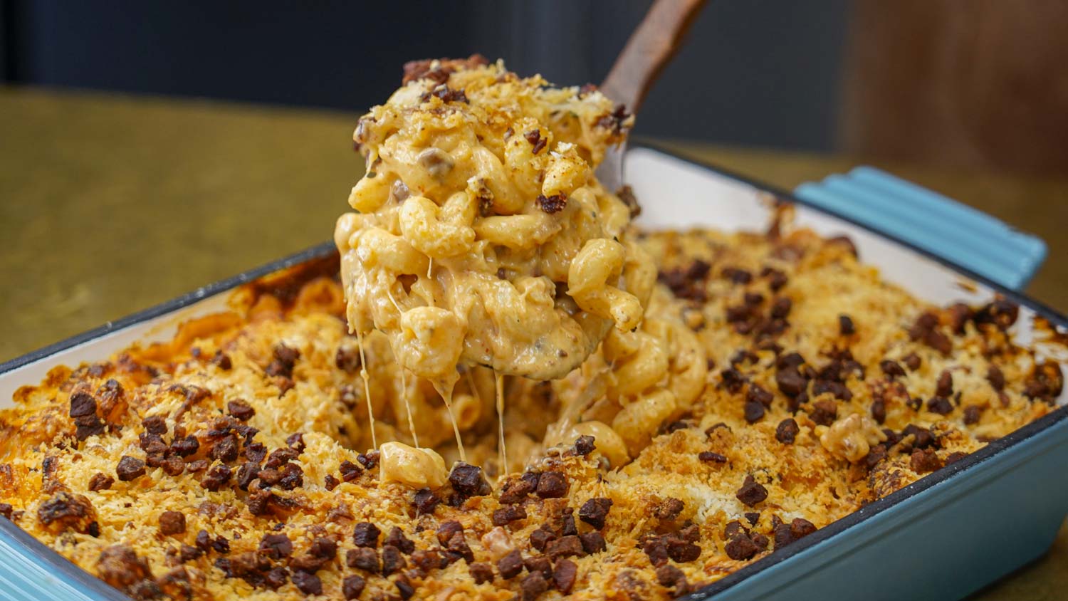 Mac & Cheese mit knusprigem Bacon