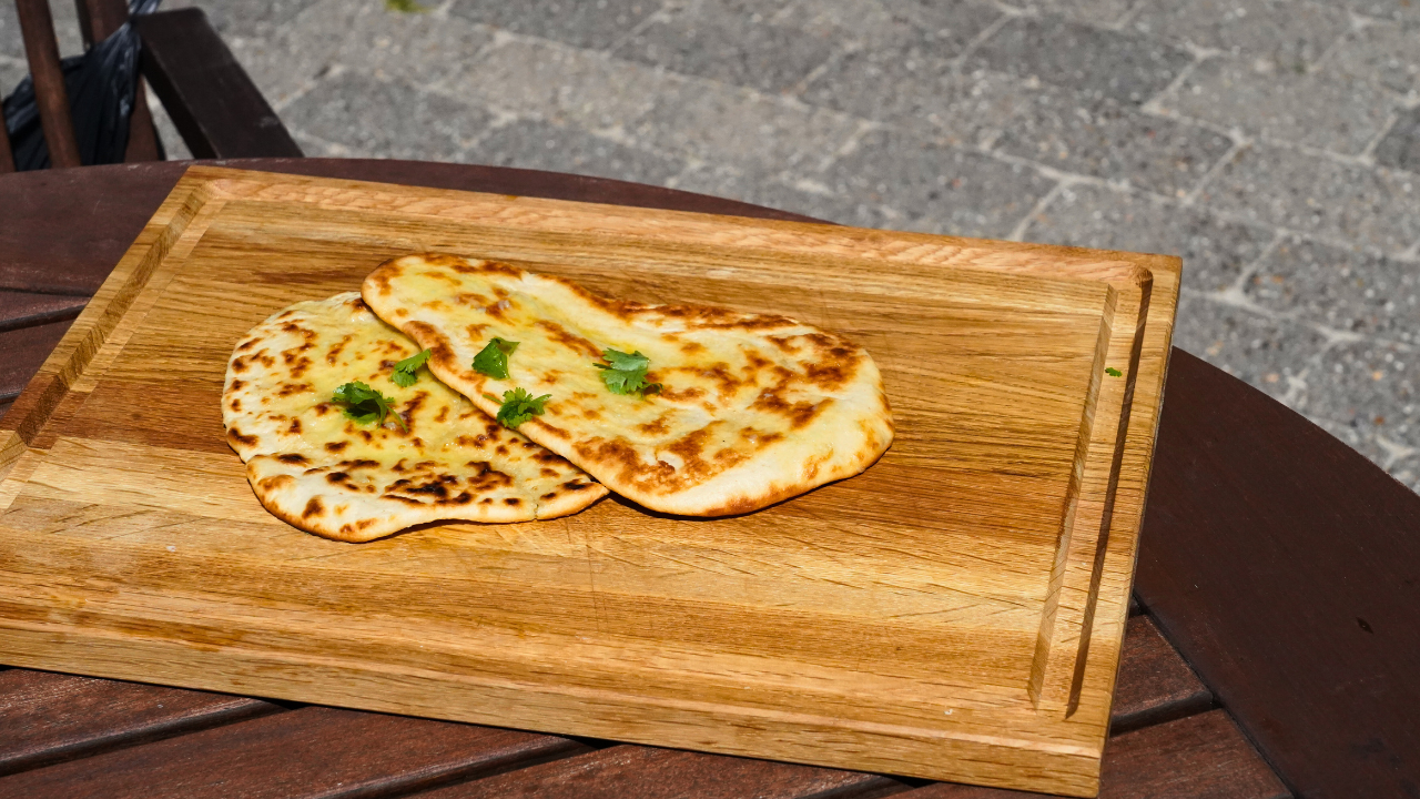 Naanbrot vom Grill