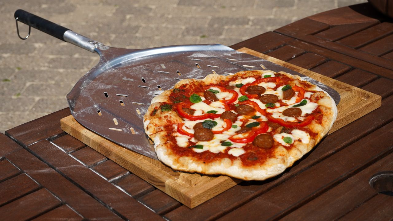 Pizza mit Chorizo