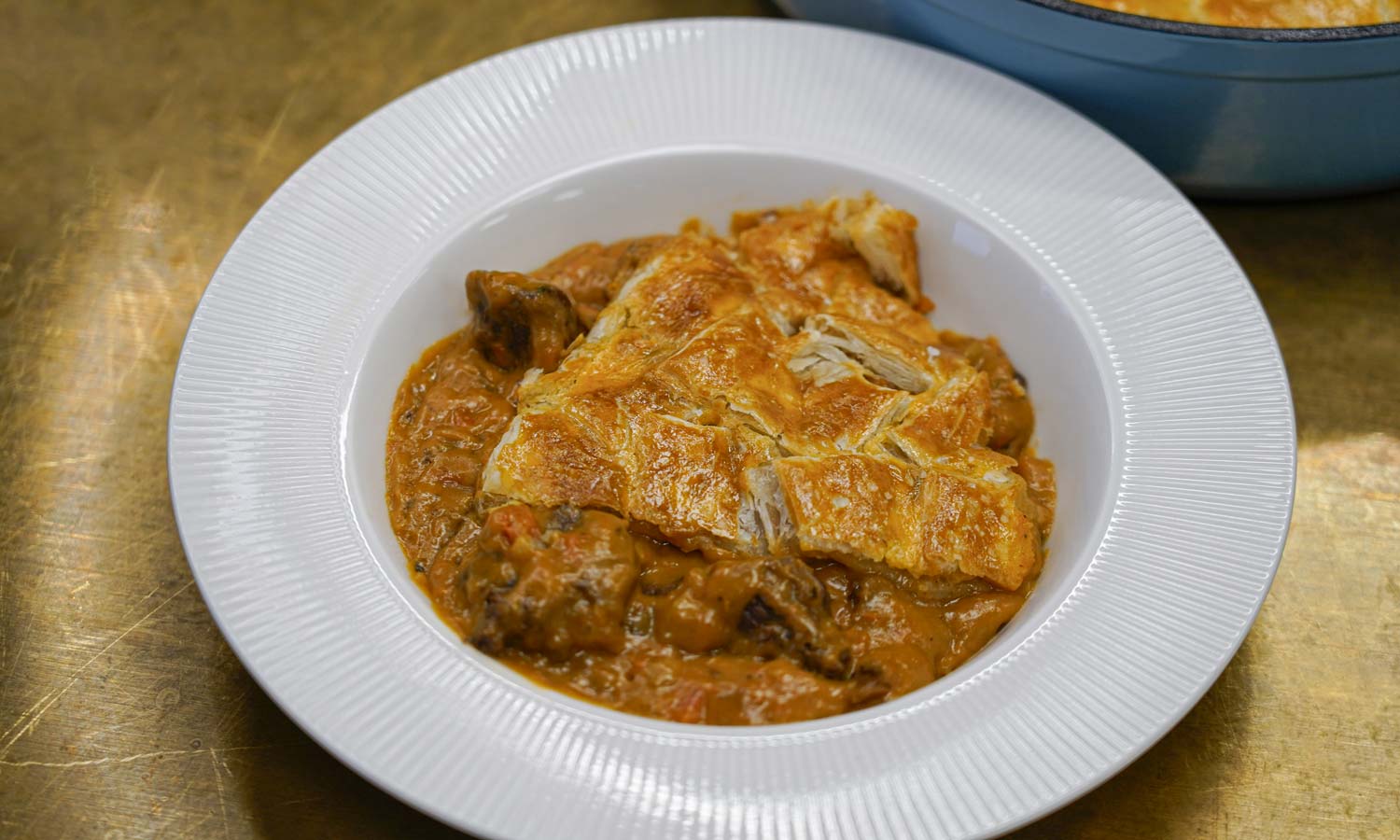 Beef Pot Pie mit Rinderschulter & Stout