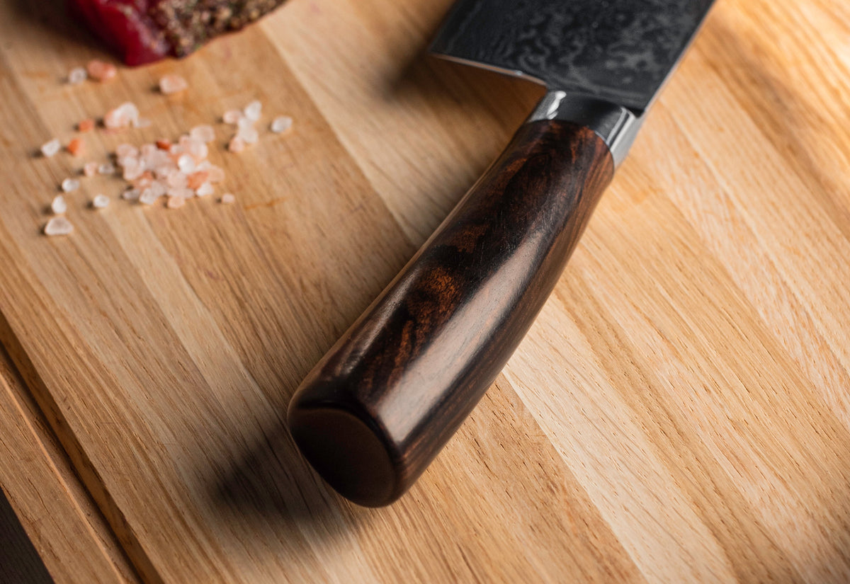 Messerset mit Holzgriffen von Qookware