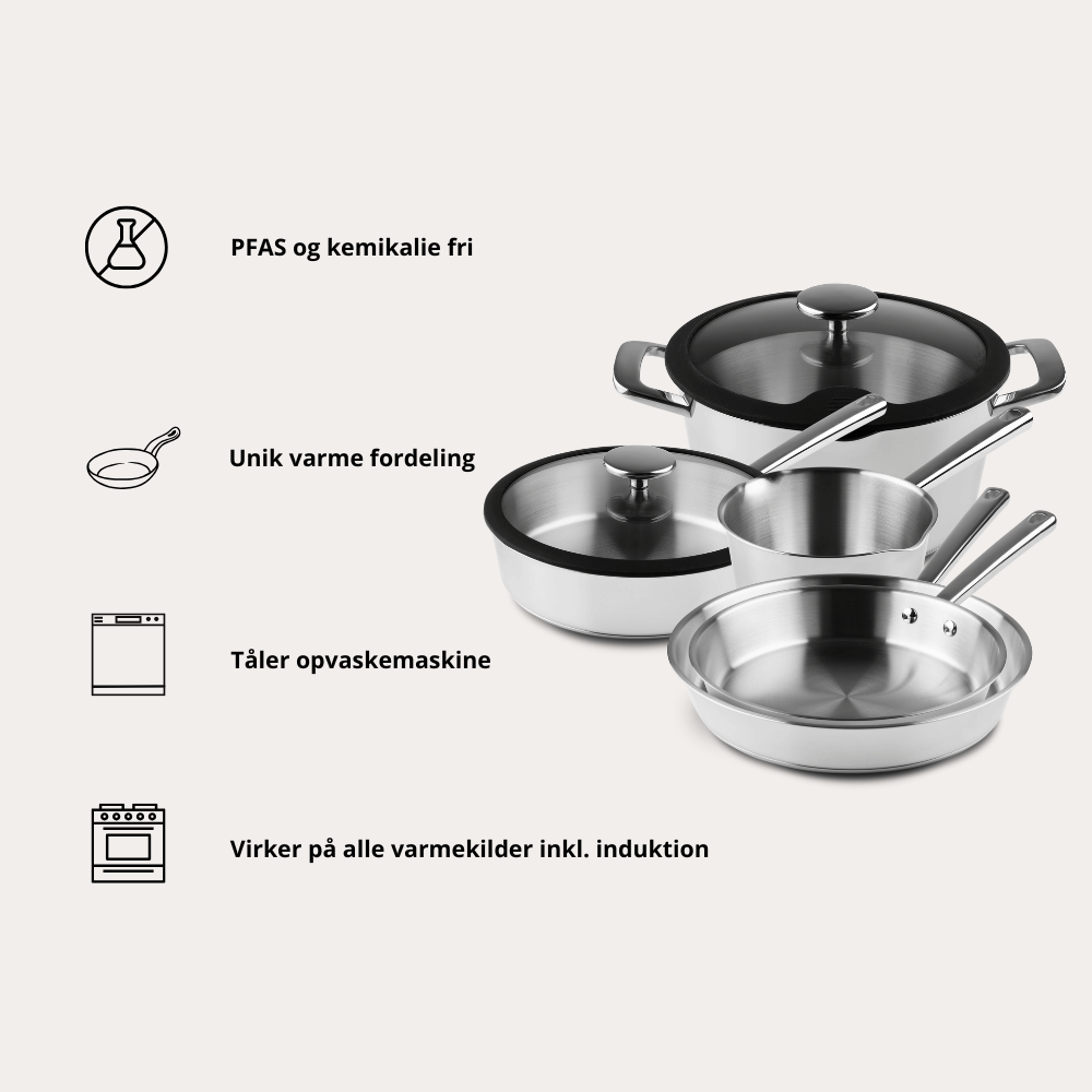 Edelstahl-Set Complete Set von Qookware