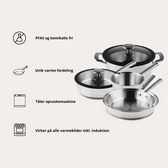 Edelstahl-Set Complete Set von Qookware