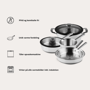 Edelstahl-Set Complete Set von Qookware