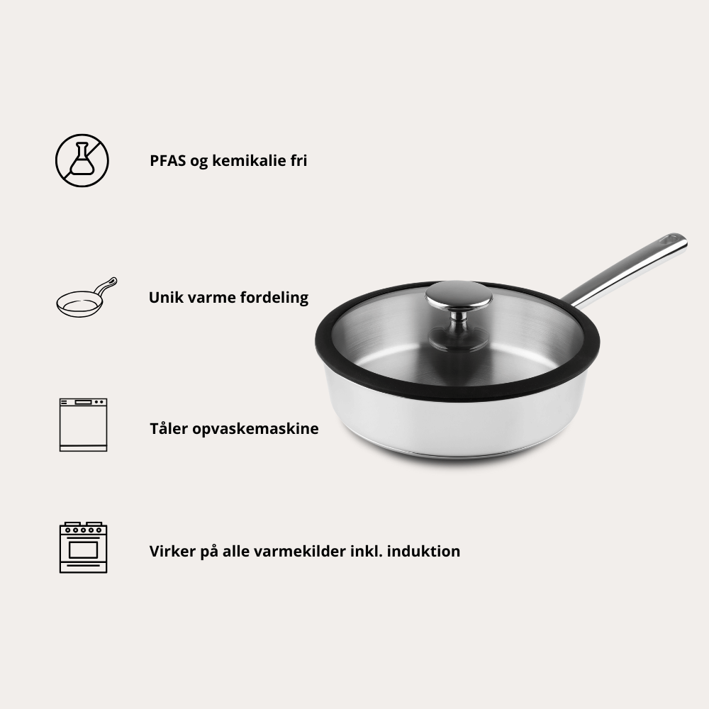 Qookware-Sautierpfanne 24 cm