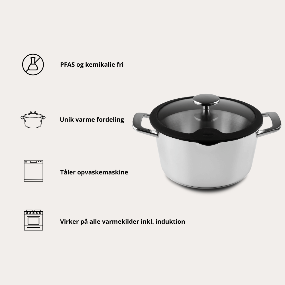 Topf aus Edelstahl von Qookware