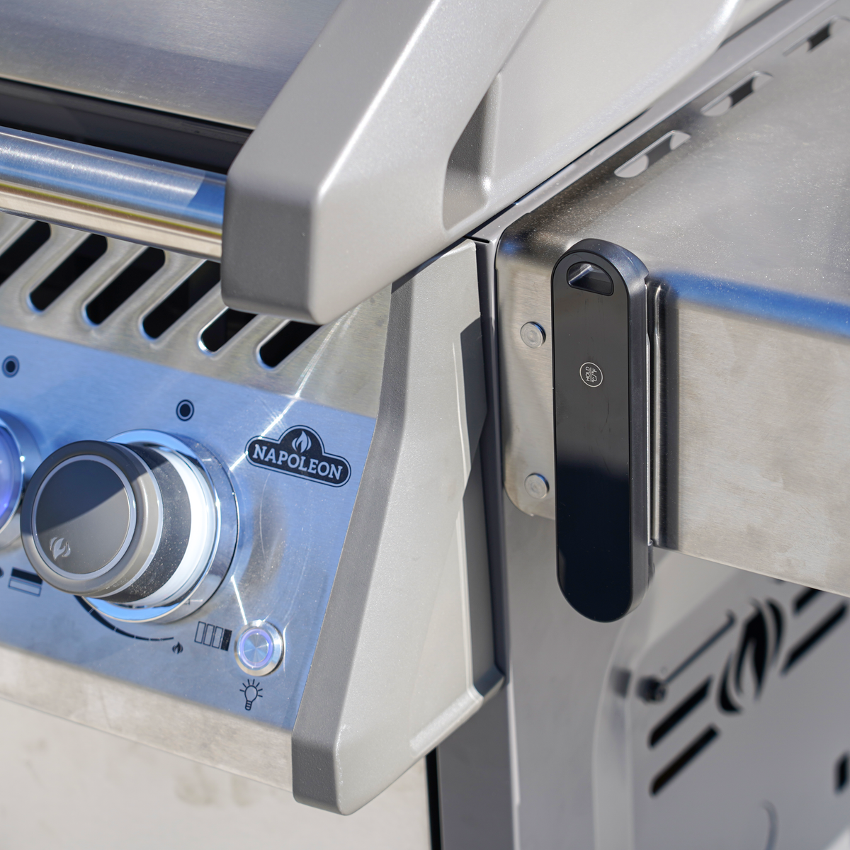 Digitales Bratenthermometer – Detailaufnahme von Qookware