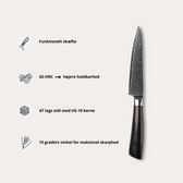 Rose Utility-Messer von Qookware