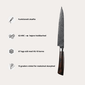 Rose Tranchiermesser von Qookware