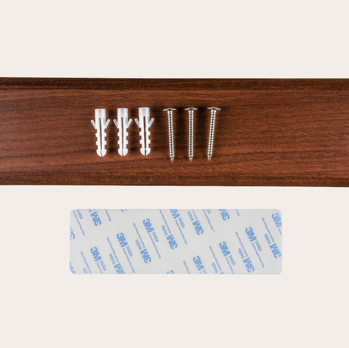 Messermagnet aus Walnussholz von Qookware