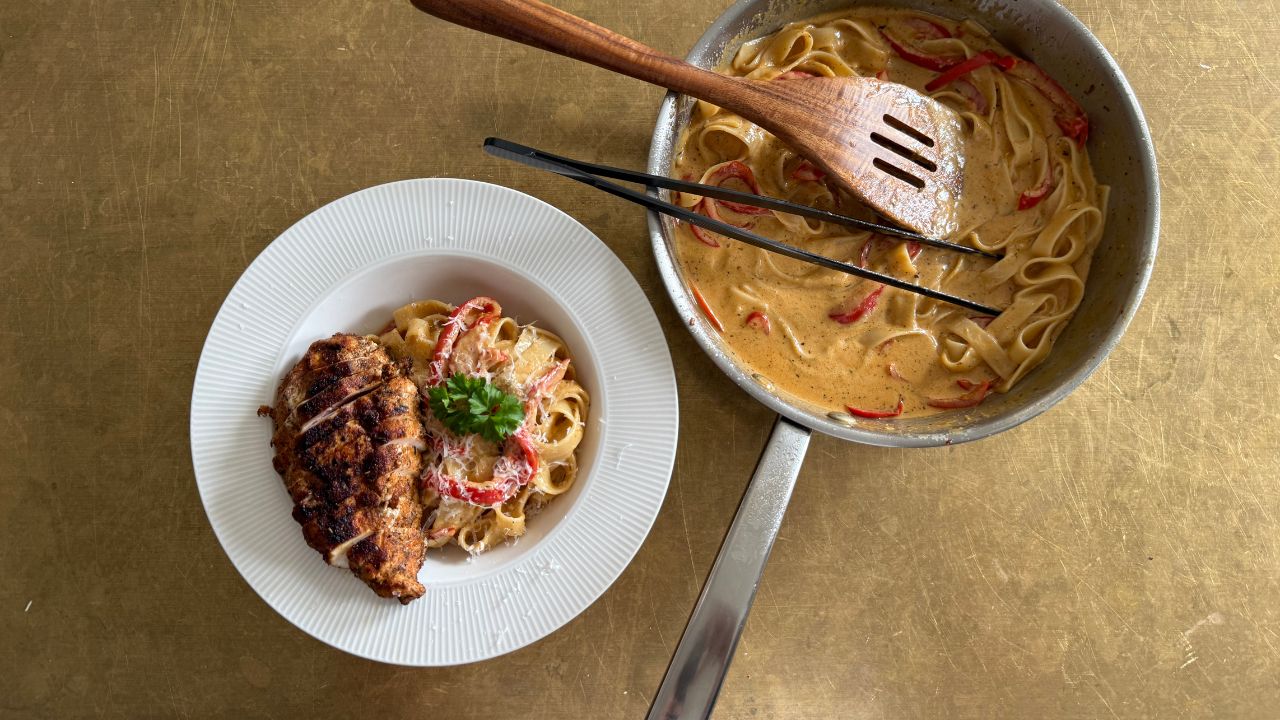 Cajun Chicken Pasta – einfaches, cremiges Rezept mit Hähnchen