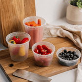 Deli containers – Opbevaringsbøtter med låg (40 stk.)
