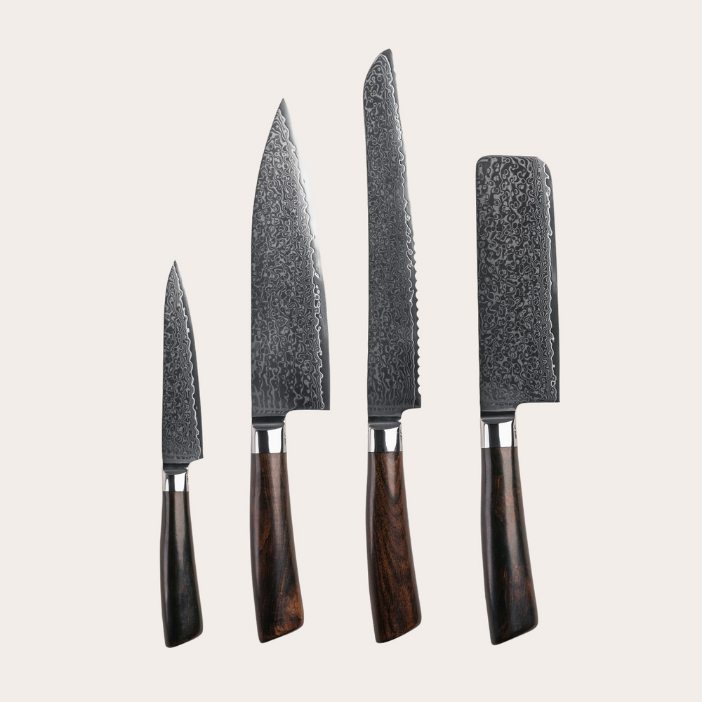 Messerset Allround Set Rose 4 Messer von Qookware