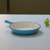 Emaillierte Gusseisenpfanne mit 26 cm Durchmesser