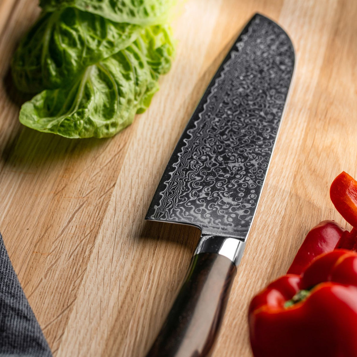 Rose-Santoku-Messer von Qookware
