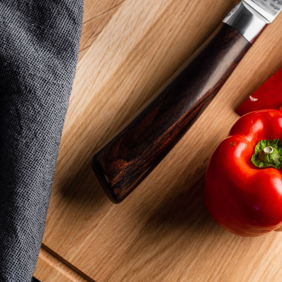 Rose-Santoku-Messer von Qookware