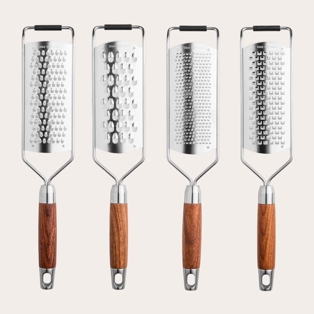 Set aus 4 Reiben von Qookware