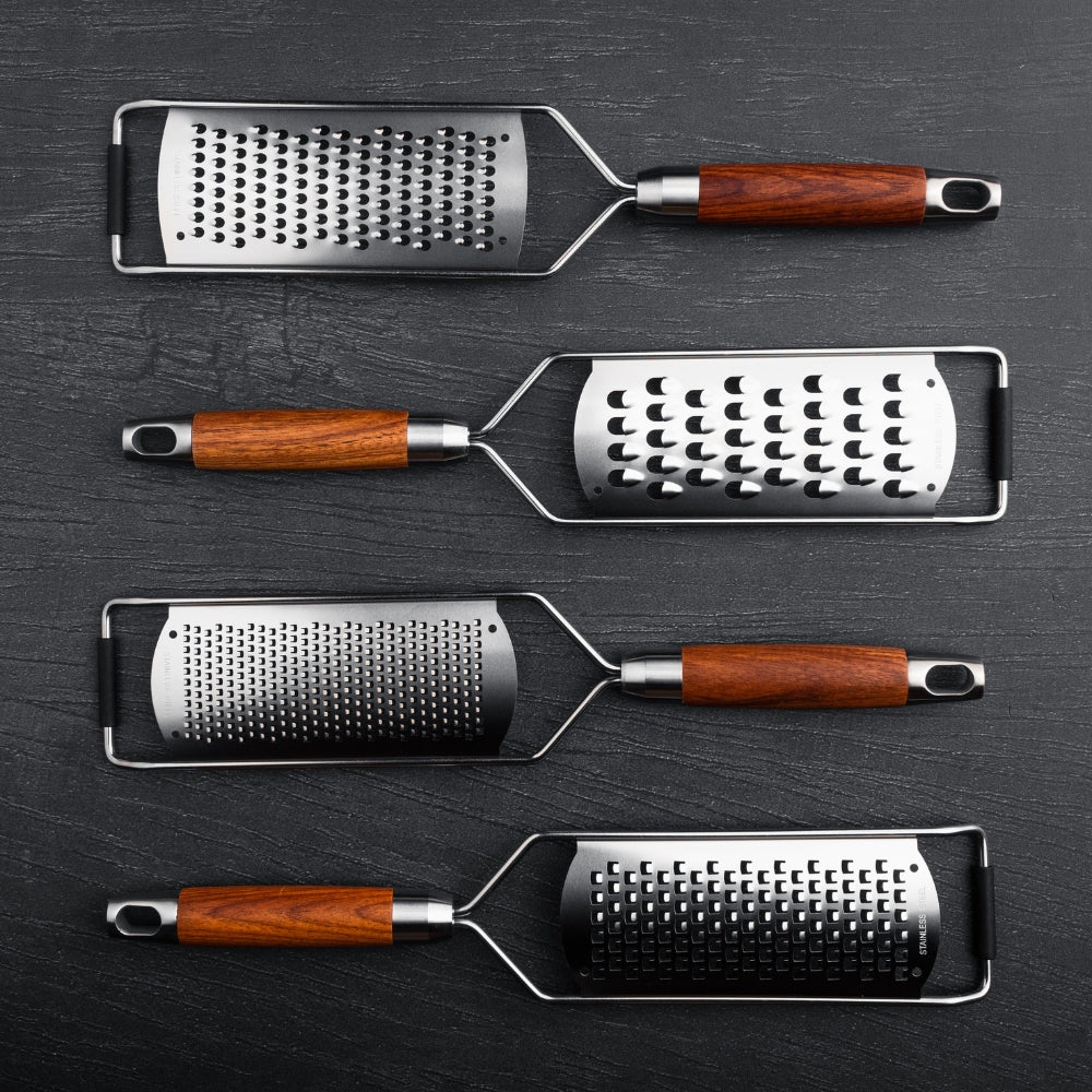 Set aus 4 Reiben von Qookware