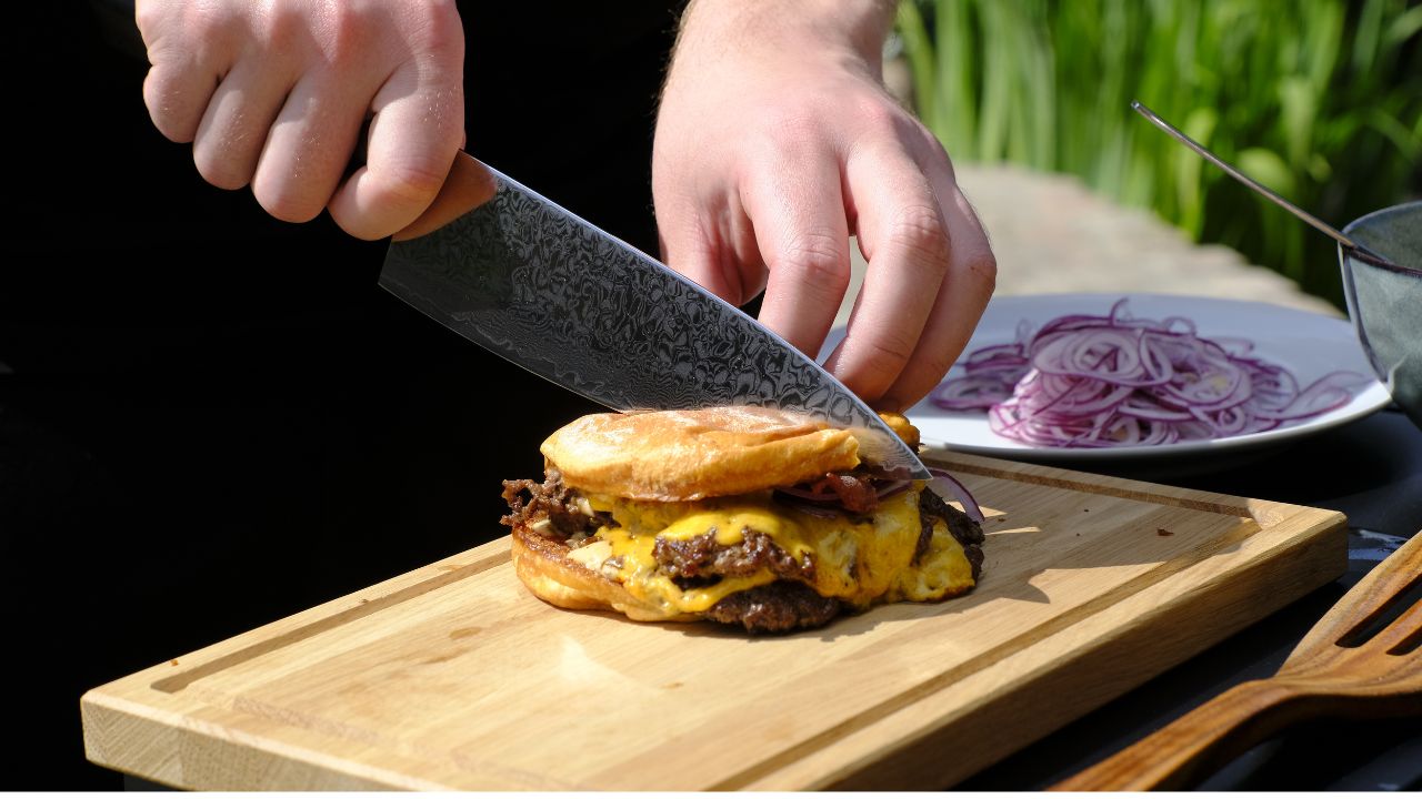 Smashburger vom Grill