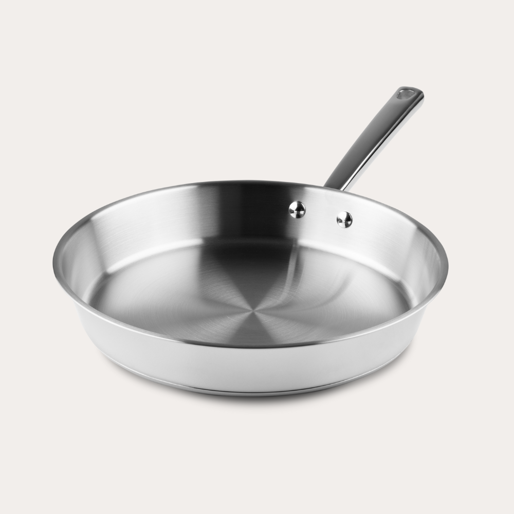 Bratpfanne aus Edelstahl, 28 cm, ChefGrade von Qookware