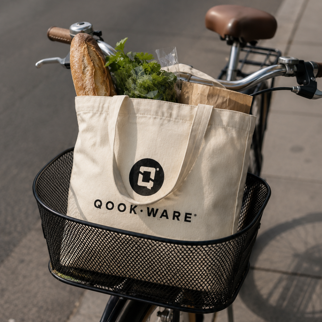 Tragetasche aus Baumwoll-Canvas von Qookware